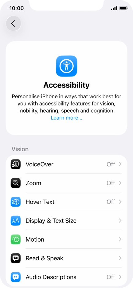 Press the required category below 