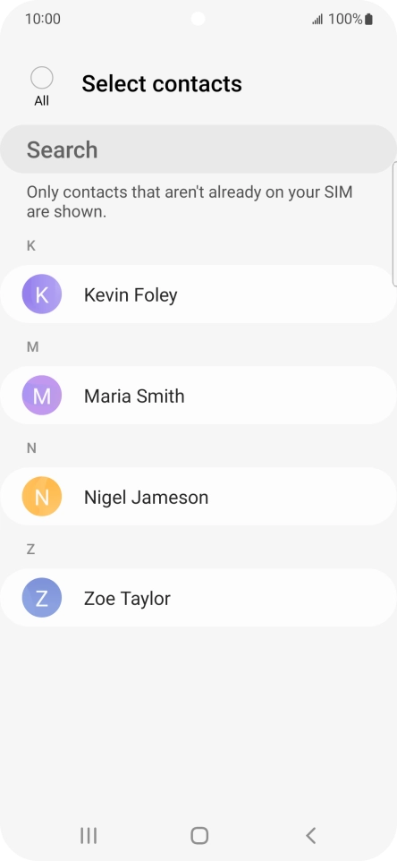 Press the field above 