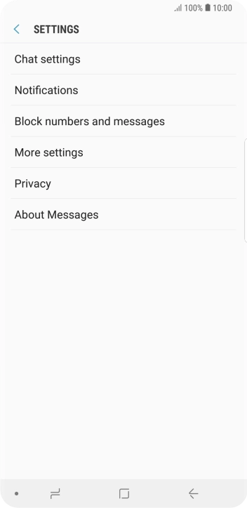 Press More settings.