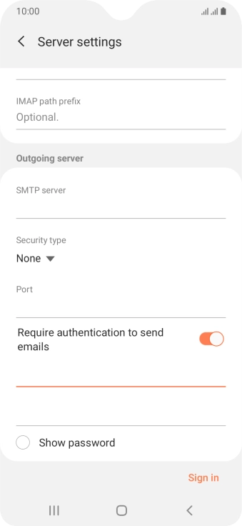 Press the second field below 