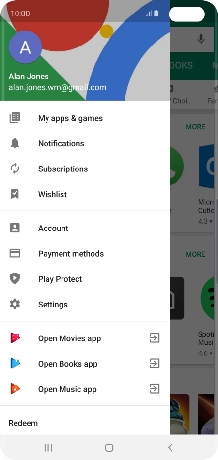 Press My apps & games.