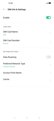 Press Access Point Name.