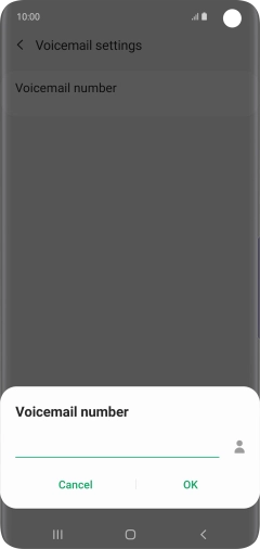 Key in +447953222222 and press OK.