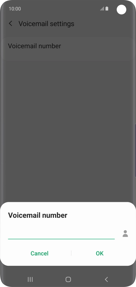 Key in +447953222222 and press OK.