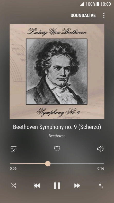 Press arrow right to go to the next audio file.