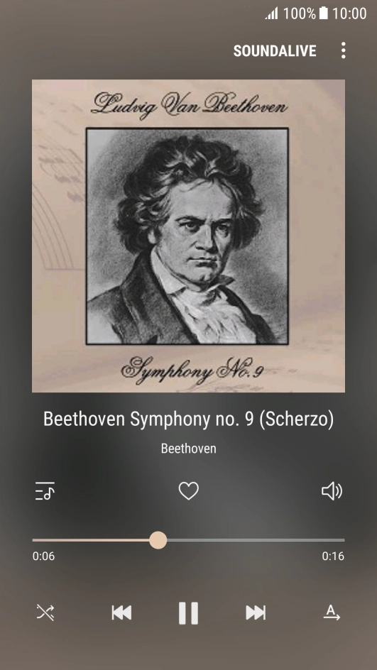 Press arrow right to go to the next audio file.