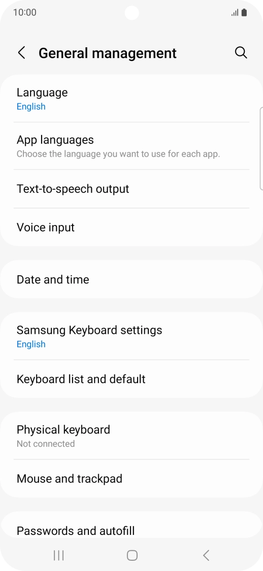 Press Date and time.