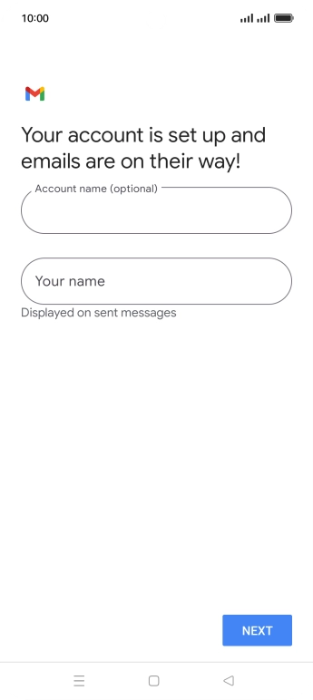 Press the field below 