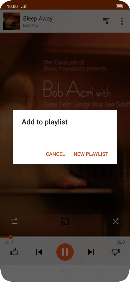 Press NEW PLAYLIST.