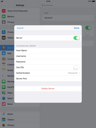 Press Authentication.