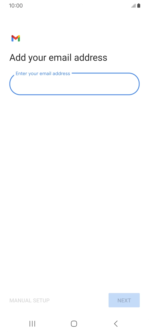 Press the field below 