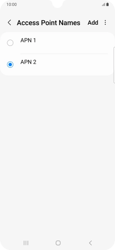 Press the Home key to return to the home screen.