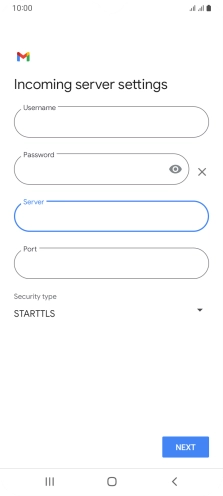 Press the field below 