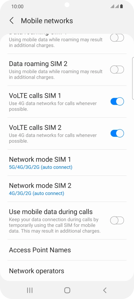 Press the Home key to return to the home screen.