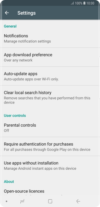 Press Auto-update apps.