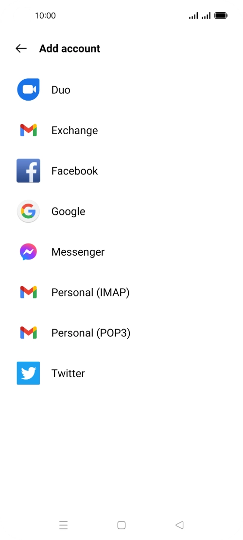 Press Personal (POP3).