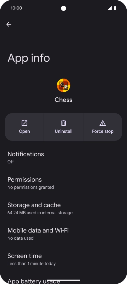 Press Storage and cache.