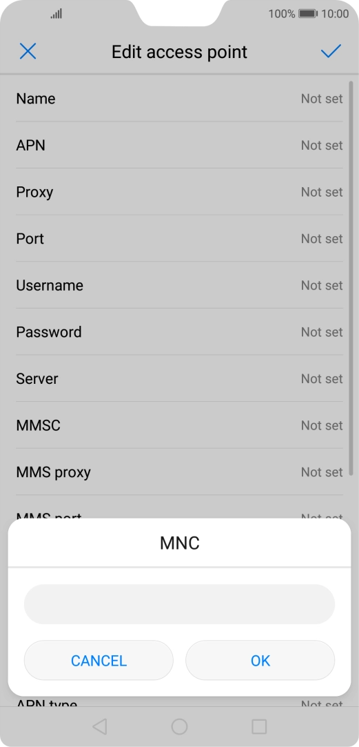Key in 33 and press OK.