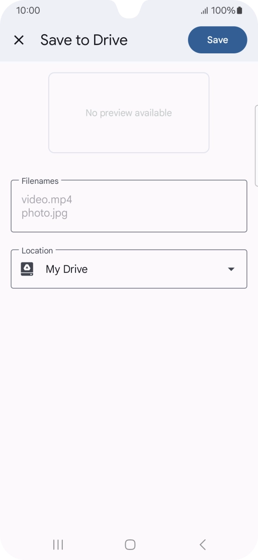 Press the field below 