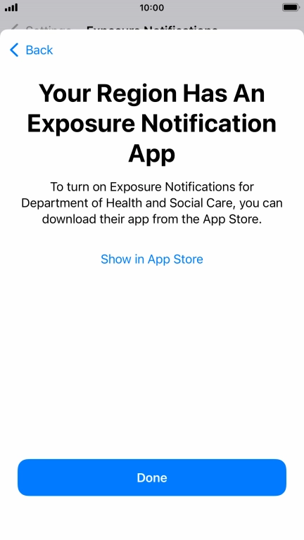 Press Show in App Store and follow the instructions on the screen to download and install the app.