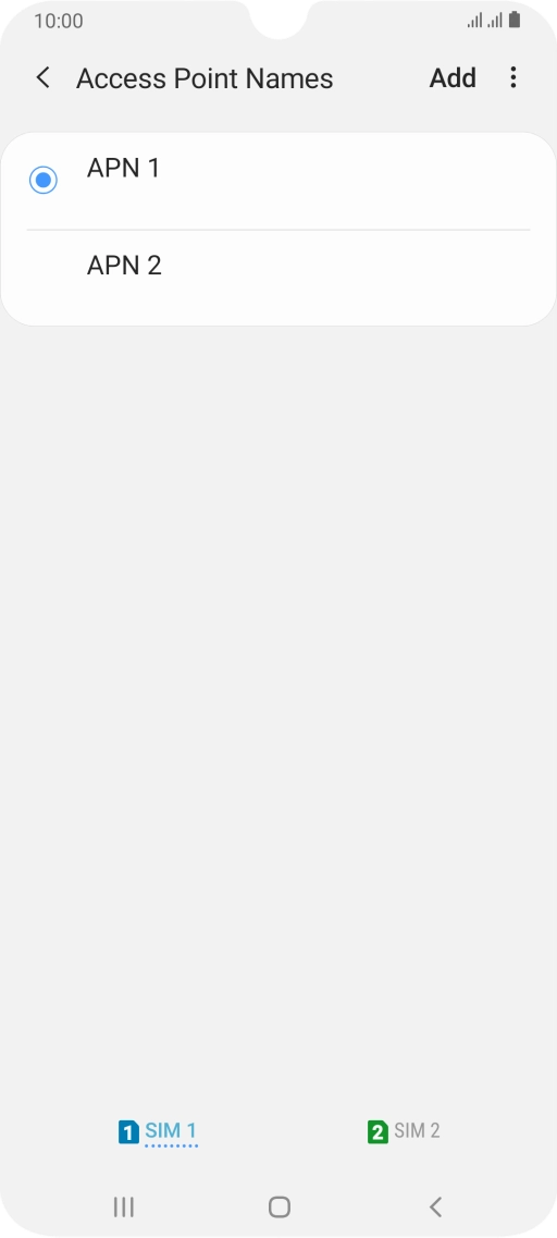 Press the Home key to return to the home screen.