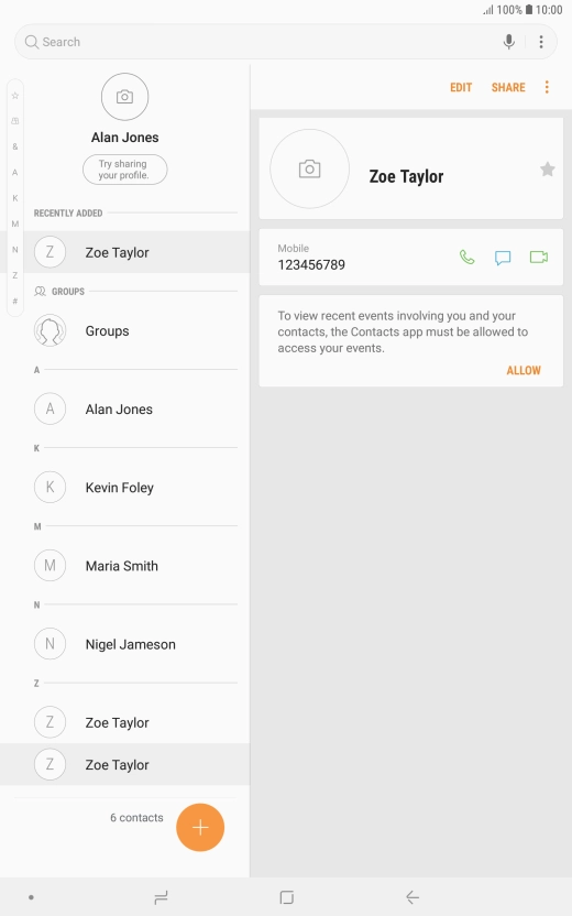 Press the Home key to return to the home screen.