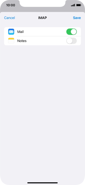 Press Save. Your email account has now been set up. To select more settings for incoming and outgoing server, proceed with the following steps.
