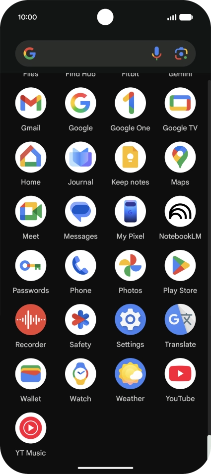 Open Photos and go to the required picture.