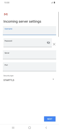 Press the field below 