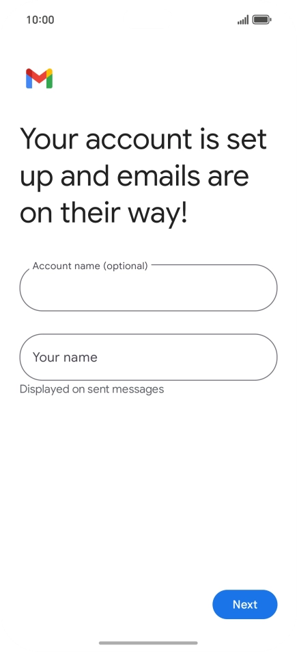 Press the field below 