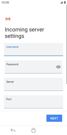 Press the field below 
