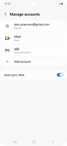 Press the Home key to return to the home screen.