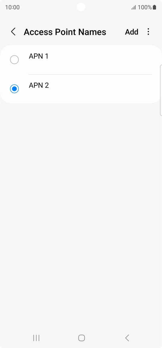 Press the Home key to return to the home screen.