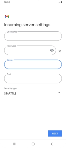 Press the field below 