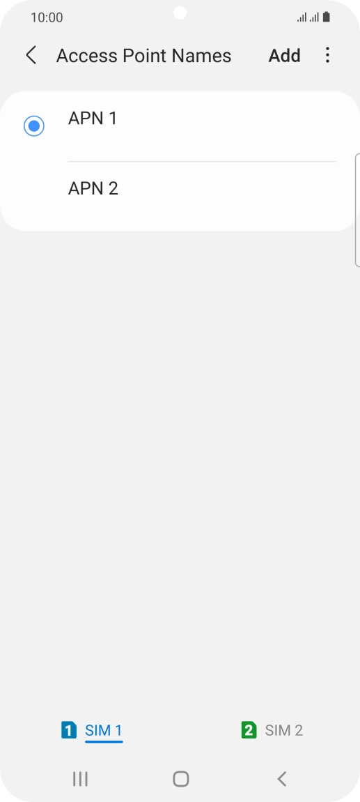 Press the Home key to return to the home screen.