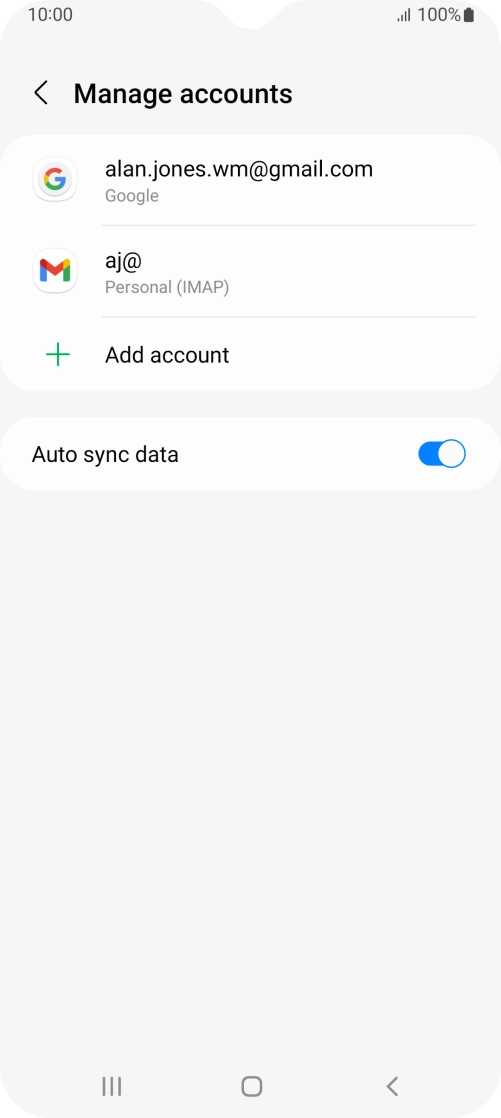Press the Home key to return to the home screen.