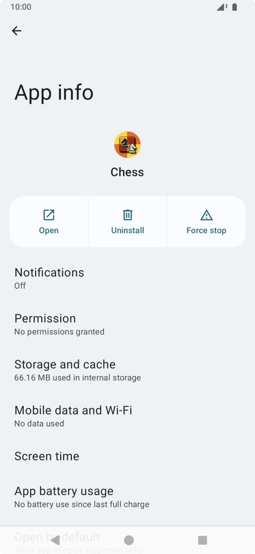 Press Storage and cache.
