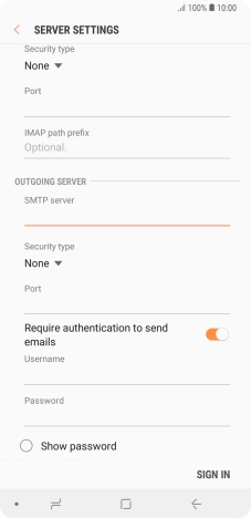 Press the drop down list below 