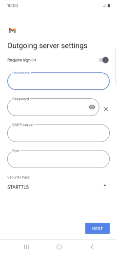 Press the field below 