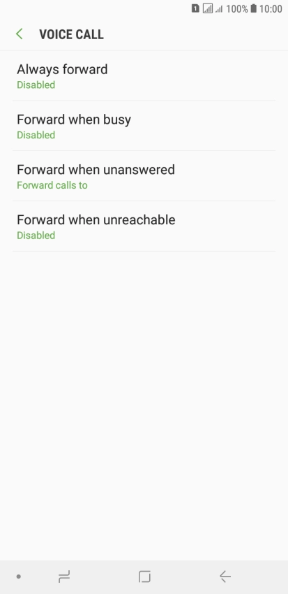 Press the Home key to return to the home screen.