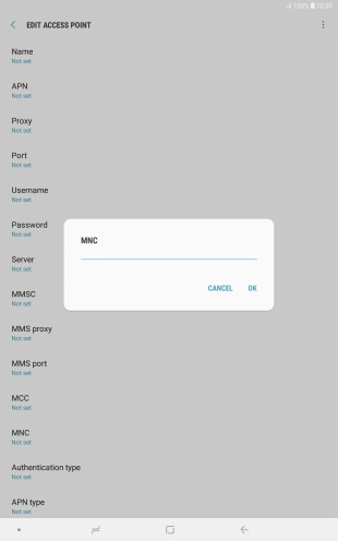 Key in 33 and press OK.