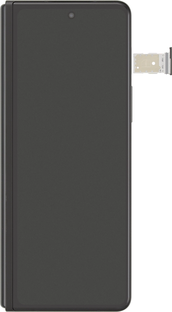 Turn your SIM as illustrated in the first SIM holder and place it in the SIM holder.