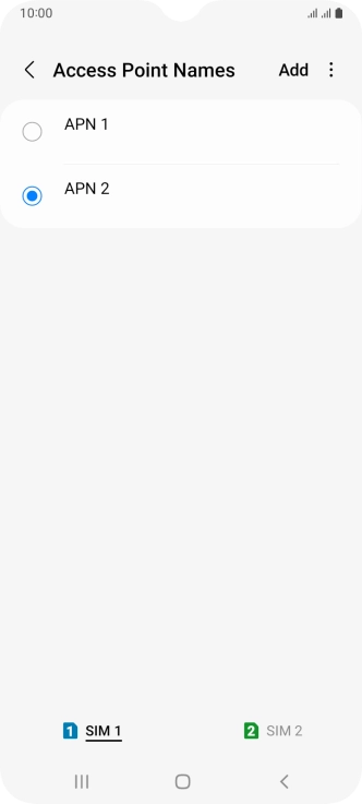 Press the Home key to return to the home screen.