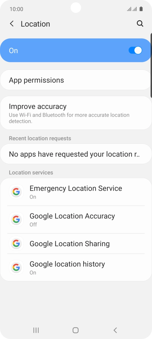 Press App permissions.