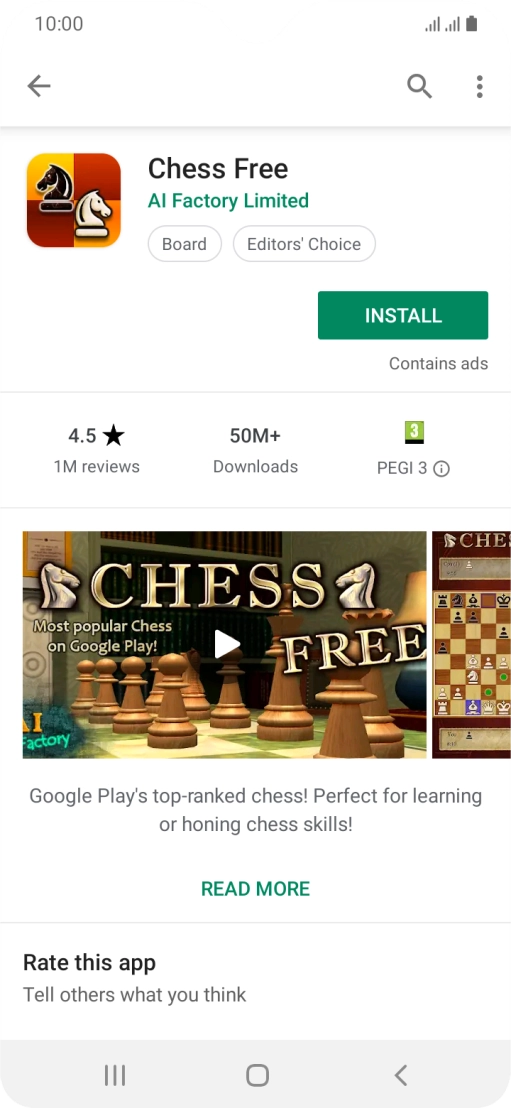 Press the Home key to return to the home screen.