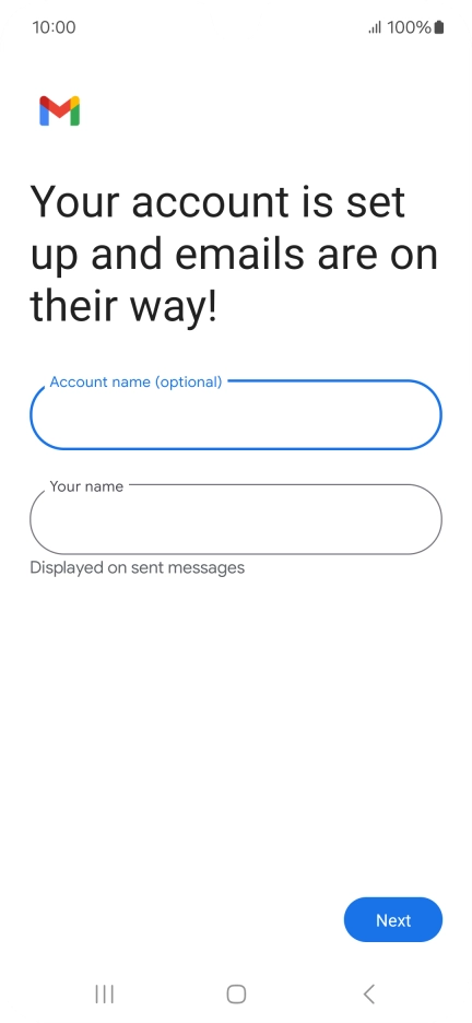 Press the field below 