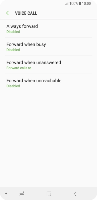 Press the Home key to return to the home screen.