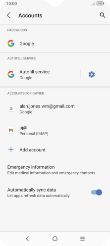 Press the Home key to return to the home screen.