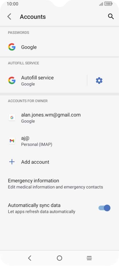 Press the Home key to return to the home screen.