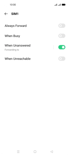 Press the Home key to return to the home screen.